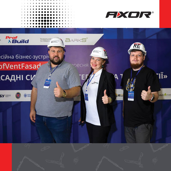 AXOR took part in the ProfVentFasad professional meeting