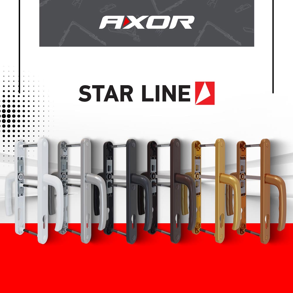 A novelty in the AXOR Industry range - handle sets!