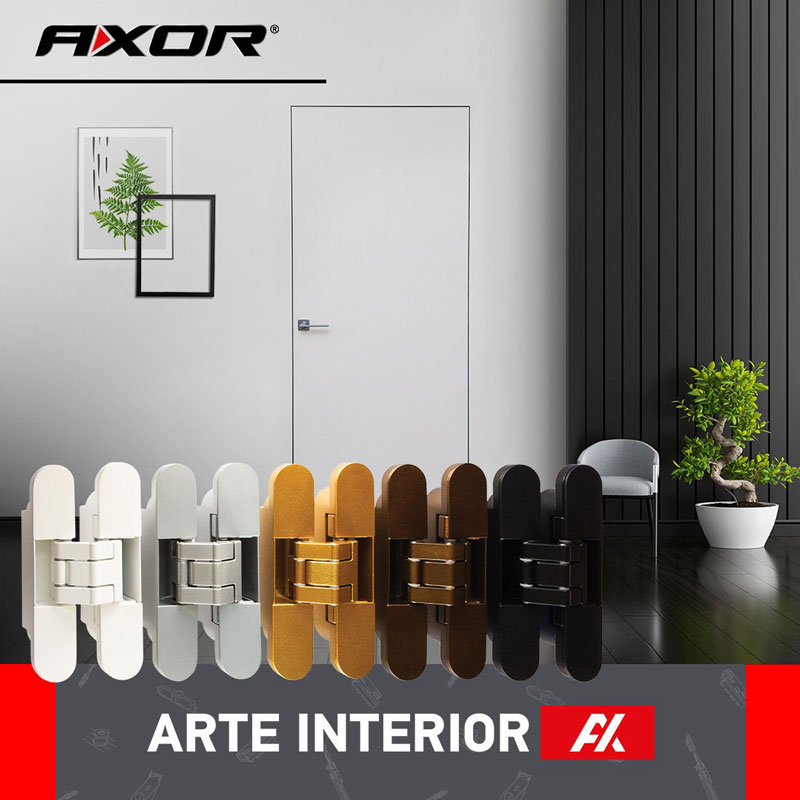 New from AXOR – concealed hinges for interior doors!