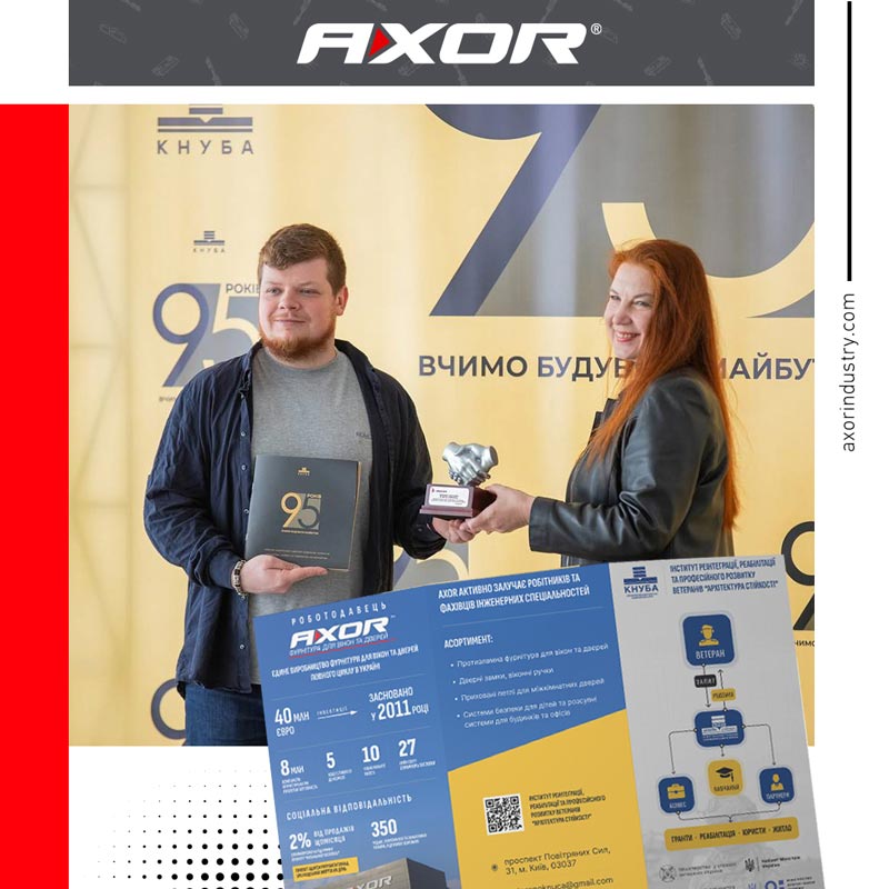 AXOR + «Архітектура стійкості»: вместе для новых возможностей ветеранов